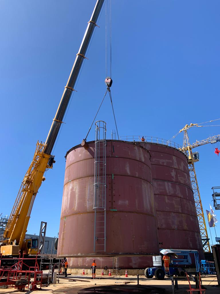 UPM II – Montaje de Tanques de Almacenamiento